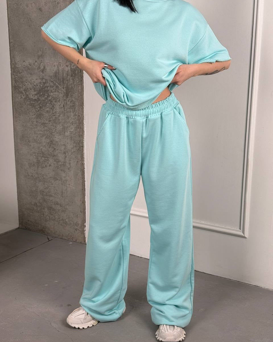 Damen Bequemes Lounge-Set aus hochwertigem, atmungsaktivem Material Stalluxe