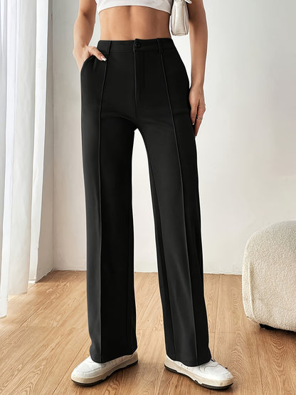 Damen Hochgeschnittene Palazzo-Hosen Stalluxe