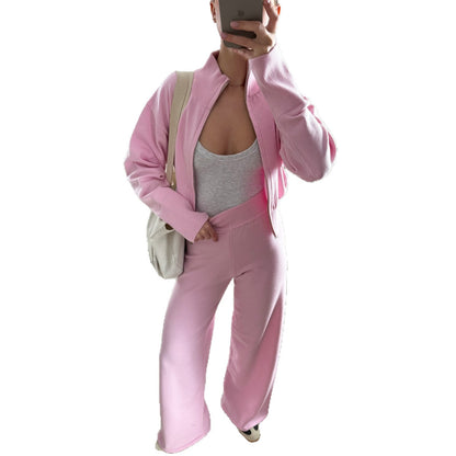 Damen Freizeit-Anzug mit weitem Schnitt und hochwertigem Stoff Stalluxe