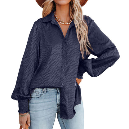 Damen Bluse mit lässigem Schnitt und voluminösen Ärmeln Stalluxe