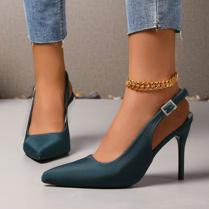 Damen Sling-Pumps mit Leopardenmuster von Stalluxe