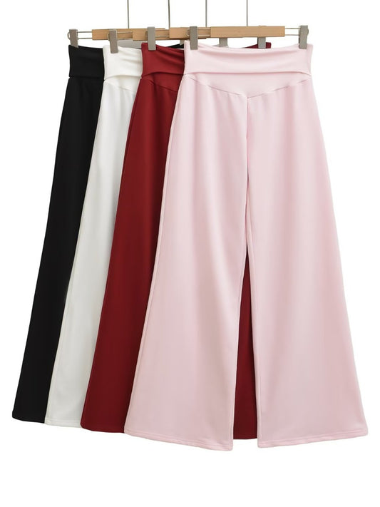 Damen Weite Jogginghose mit hohem Bund und sanfter Textur Stalluxe