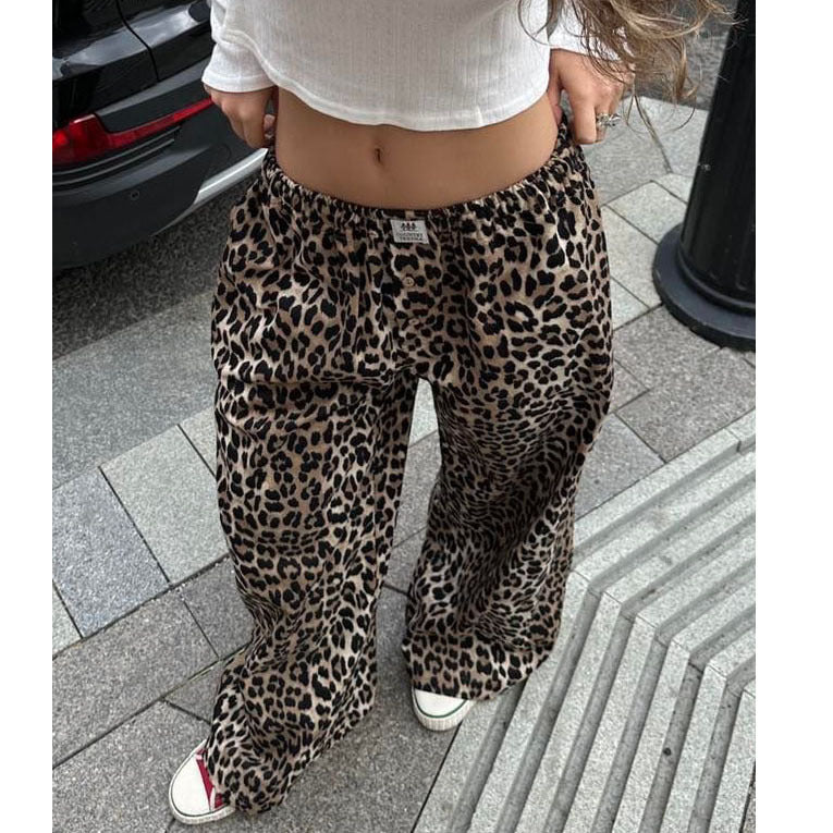 Damen Weitgeschnittene Leo-Hose Stalluxe