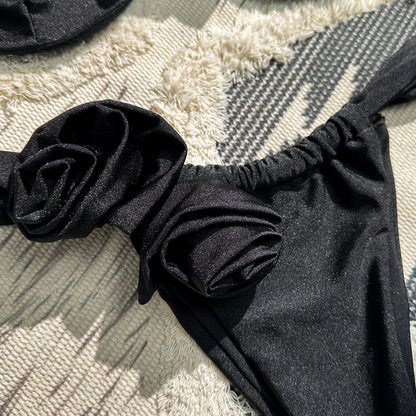 Damen Bikini-Set mit raffinierten Blütenakzenten Stalluxe