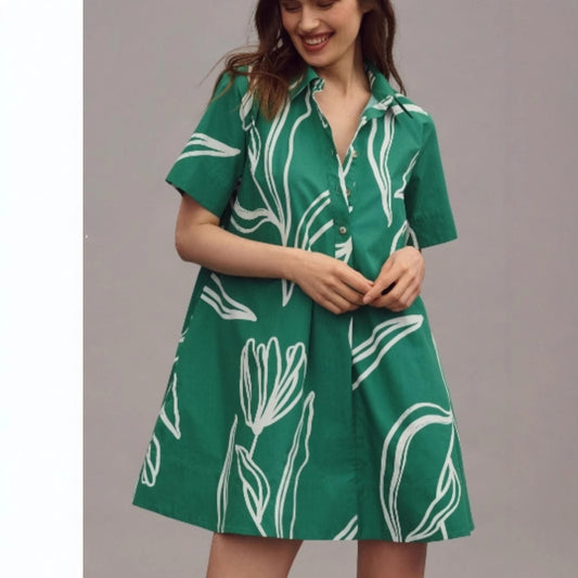 Damen Blusenkleid im entspannenden A-Linien-Schnitt Stalluxe