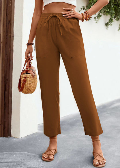 Damen Freizeithose mit elastischem Bund und praktischen Seitentaschen Stalluxe