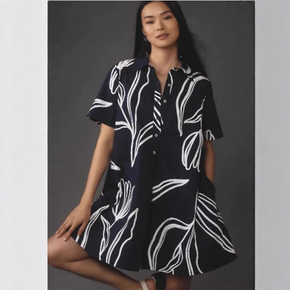 Damen Blusenkleid im entspannenden A-Linien-Schnitt Stalluxe