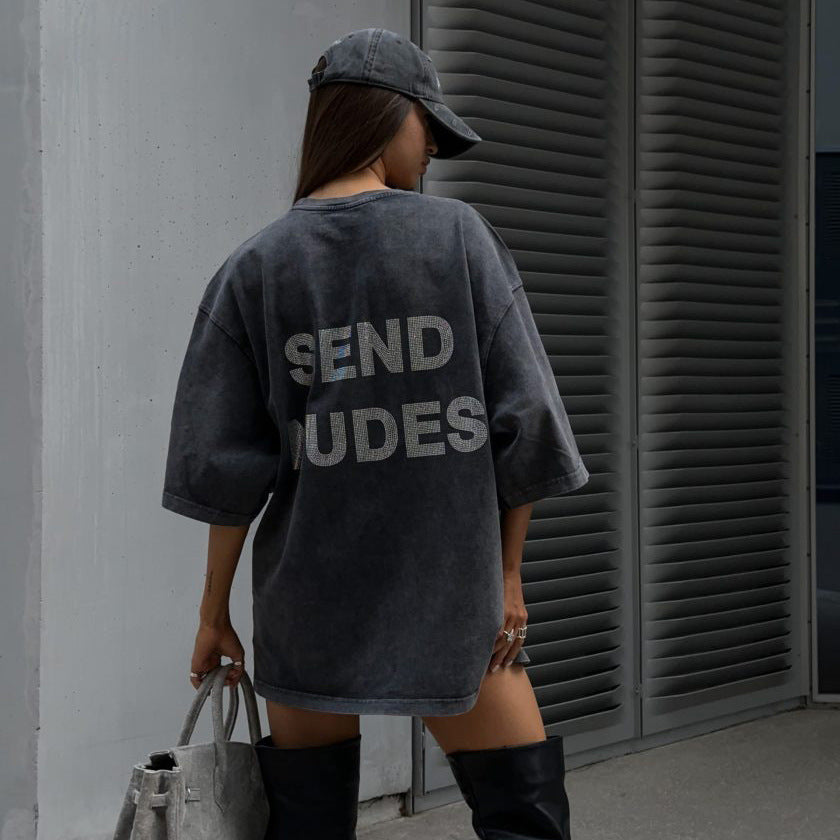 Damen Oversized T-Shirt Stalluxe