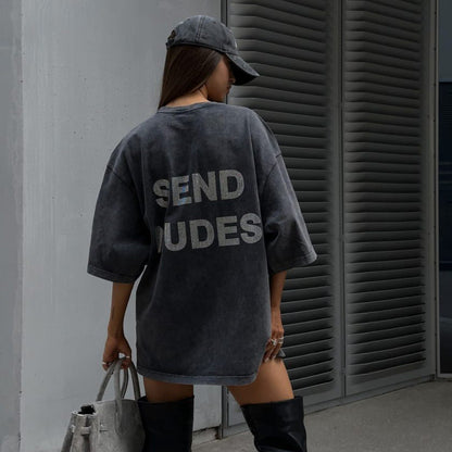 Damen Oversized T-Shirt Stalluxe