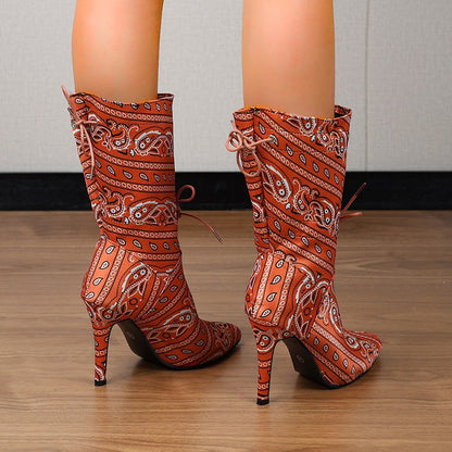 Damen High Heels Stiefel Stalluxe