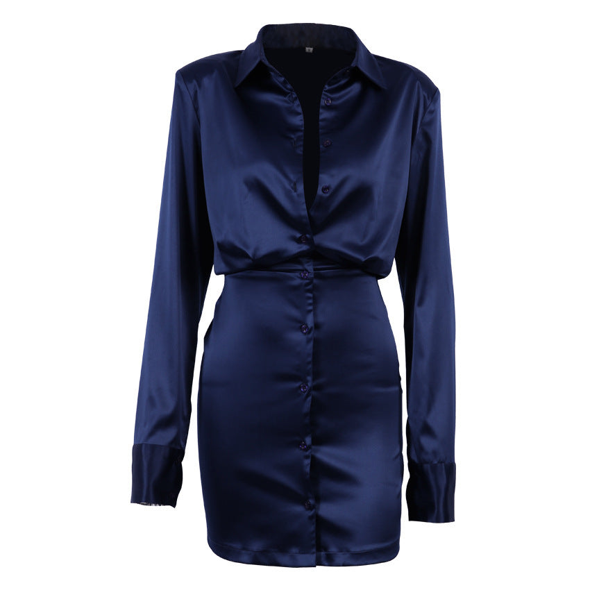 Damen elegantes kurzärmliges Kleid mit tiefem V-Ausschnitt und schmalem Schnitt Stalluxe