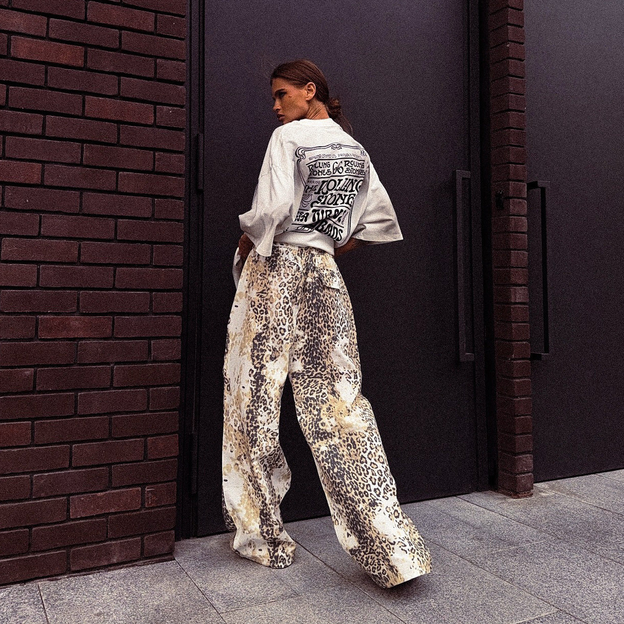 Damen Oversized T-Shirt mit kreativen Grafiken und lässigen Schnitten Stalluxe