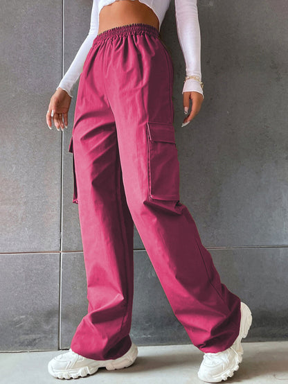 Damen Cargo-Hose mit elastischem Bund und praktischen Seitentaschen Stalluxe