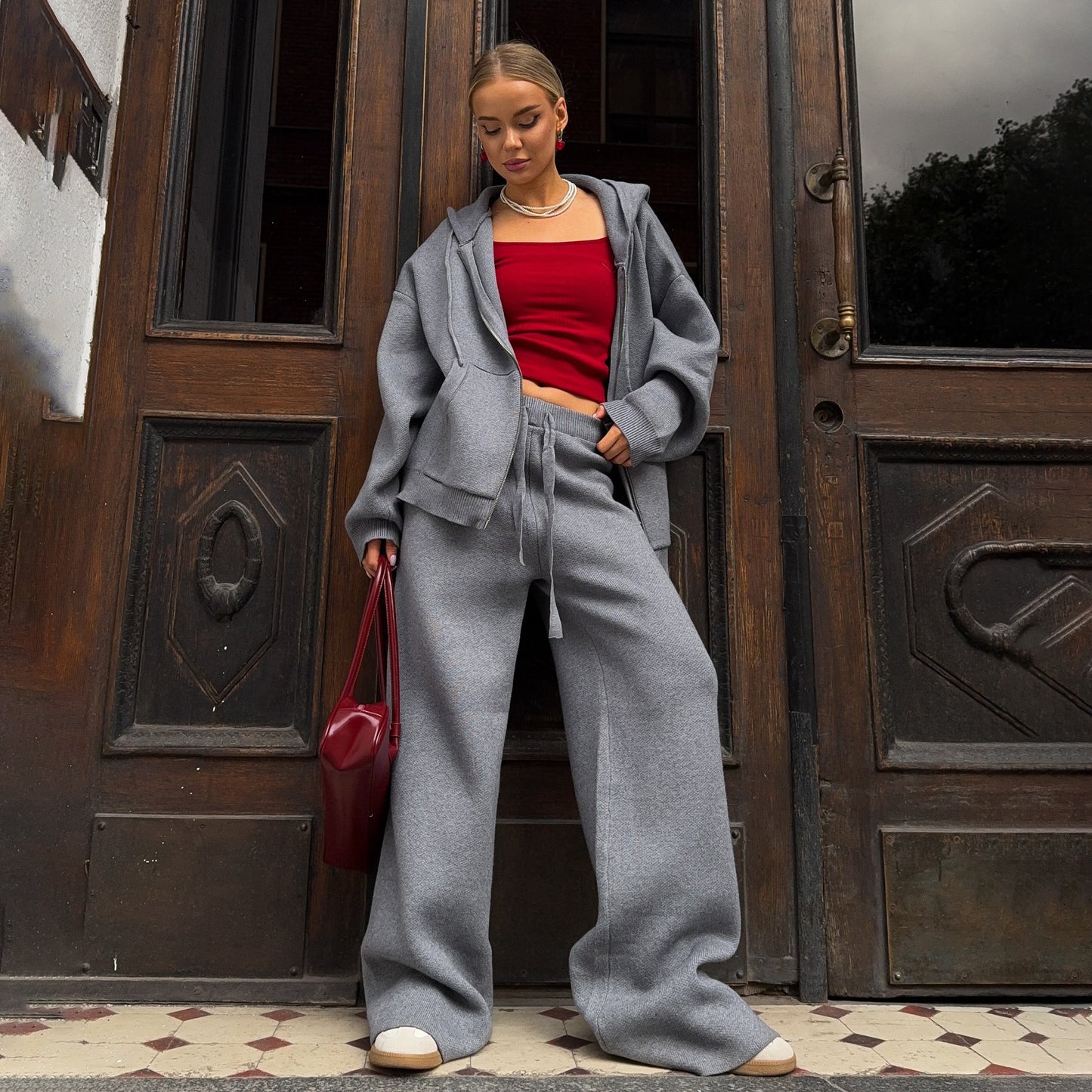 Damen Oversized Hoodie mit lässigem Schnitt und weichen Materialien Stalluxe