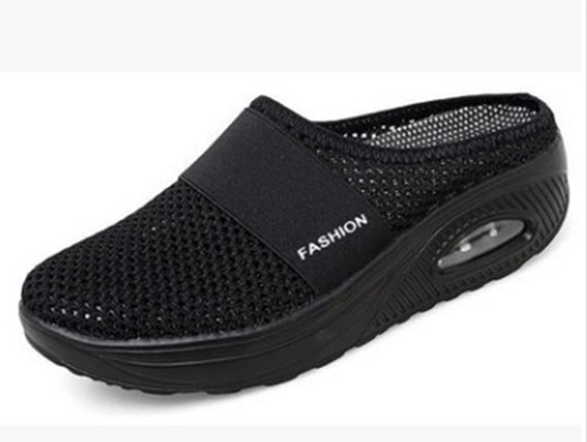 Damen Komfortable Slip-On Clogs mit atmungsaktiver Netzstruktur und gepolsterter Sohle Stalluxe