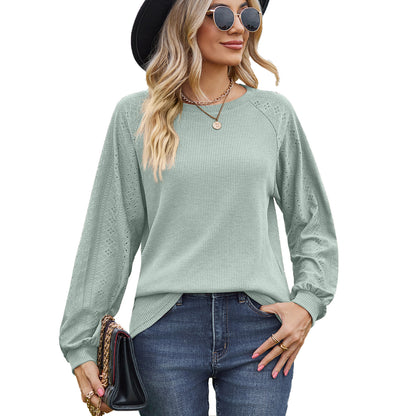 Damen lässiger Pullover mit modischen Strickdetails Stalluxe