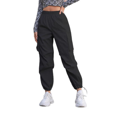 Damen Cargo-Hose mit praktischen Seitentaschen und elastischem Bund Stalluxe