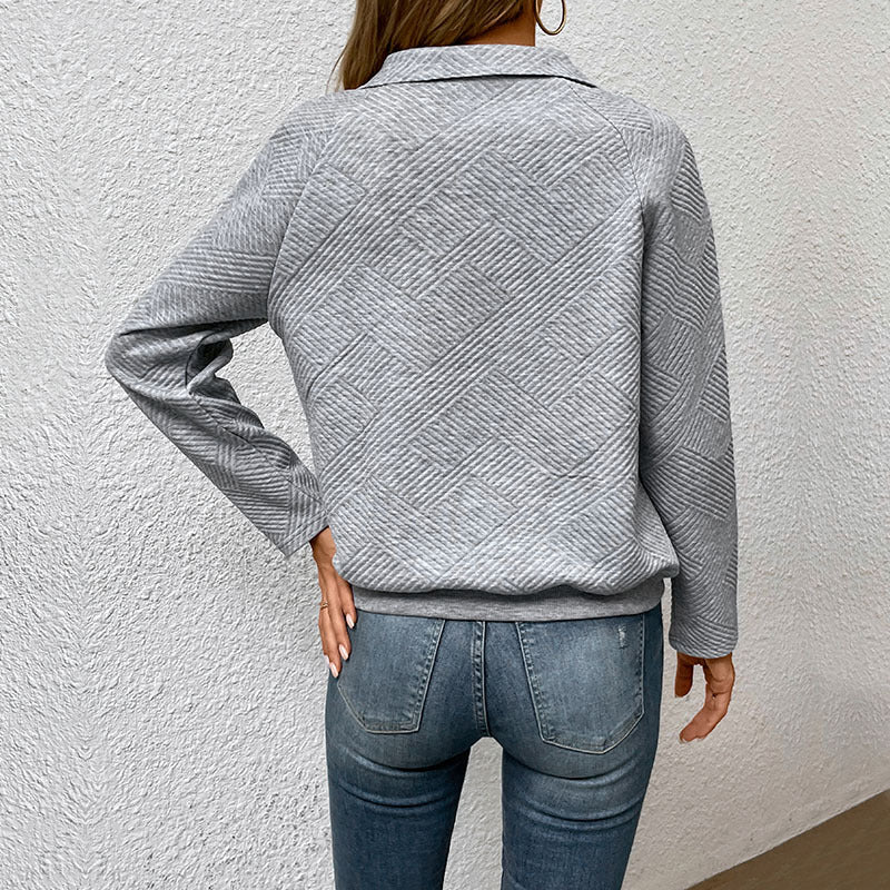 Damen Pullover mit strukturiertem Design und Kapuze Stalluxe