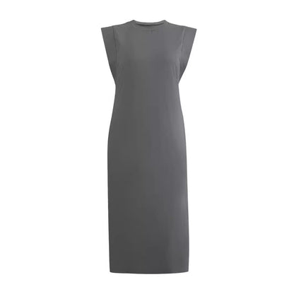 Frauen Casual Maxi Kleid mit Cap Sleeve Design Stalluxe