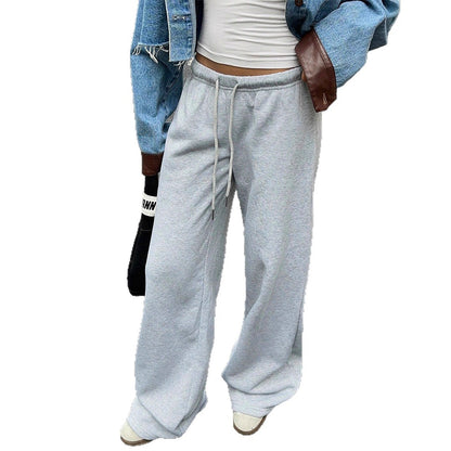 Damen Lässige Sweatpants mit weitem Schnitt und elastischem Bund Stalluxe