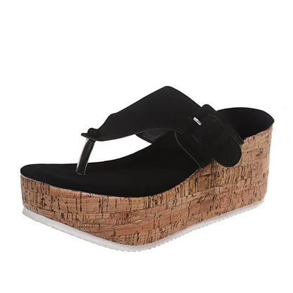 Damen Wedgesandalen mit modischem Riemen und ergonomischem Fußbett Stalluxe