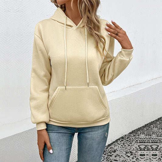 Damen lässiger Kapuzenpullover mit tiefen Taschen und komfortablem Schnitt Stalluxe
