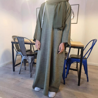 Damen Kaftan-Kleid mit weitem Schnitt und eleganter Verarbeitung Stalluxe