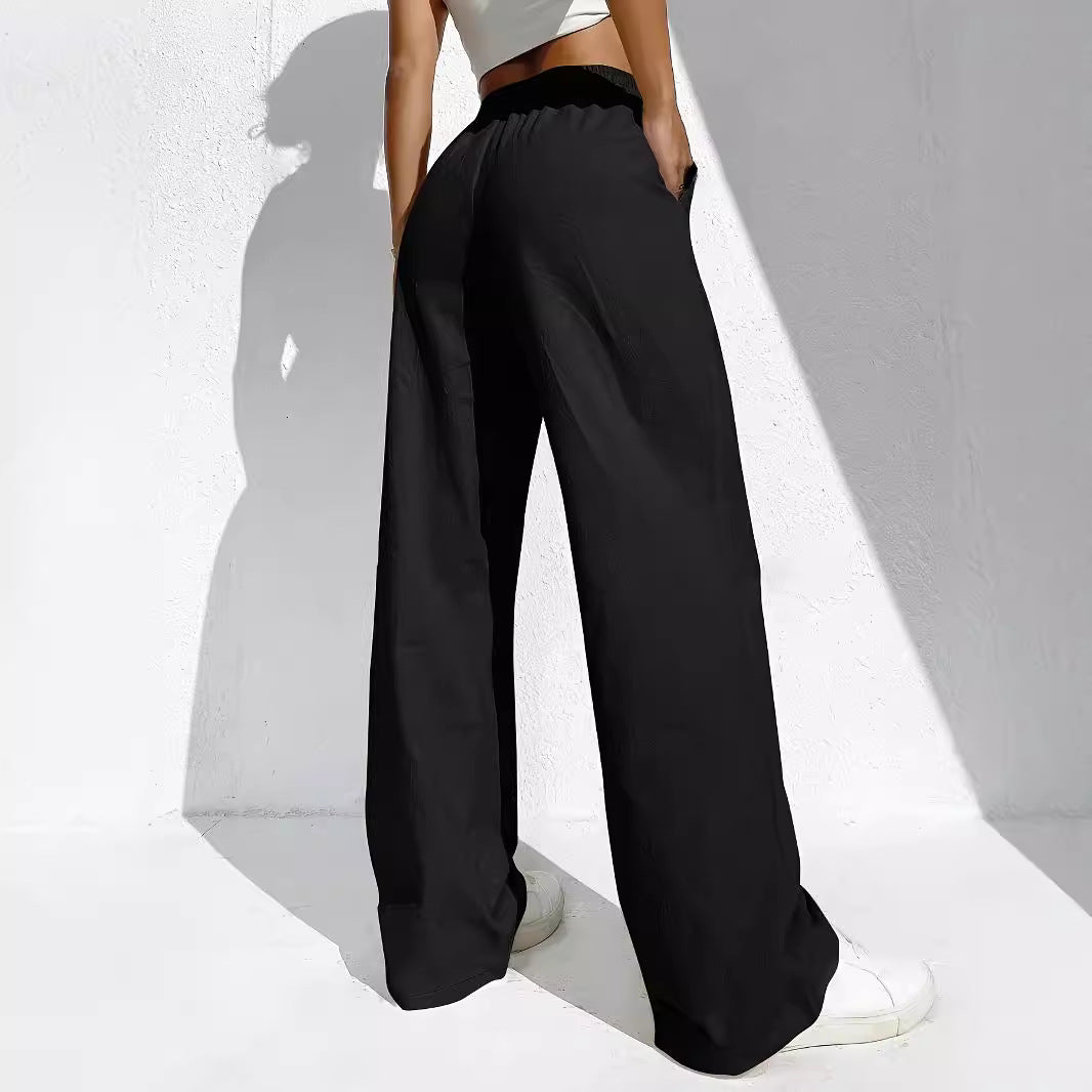 Damen Bequeme und lässige Hosen mit elastischem Bund Stalluxe