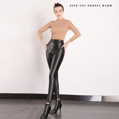 Damen Modische Overknee-Stiefel aus Kunstleder mit weich gefüttertem Innenfutter Stalluxe