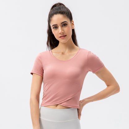 Damen Sportliches Kurzarm Oberteil Stalluxe