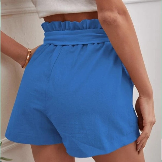 Damen Tailored Shorts mit Krawatte und praktischen Taschen Stalluxe
