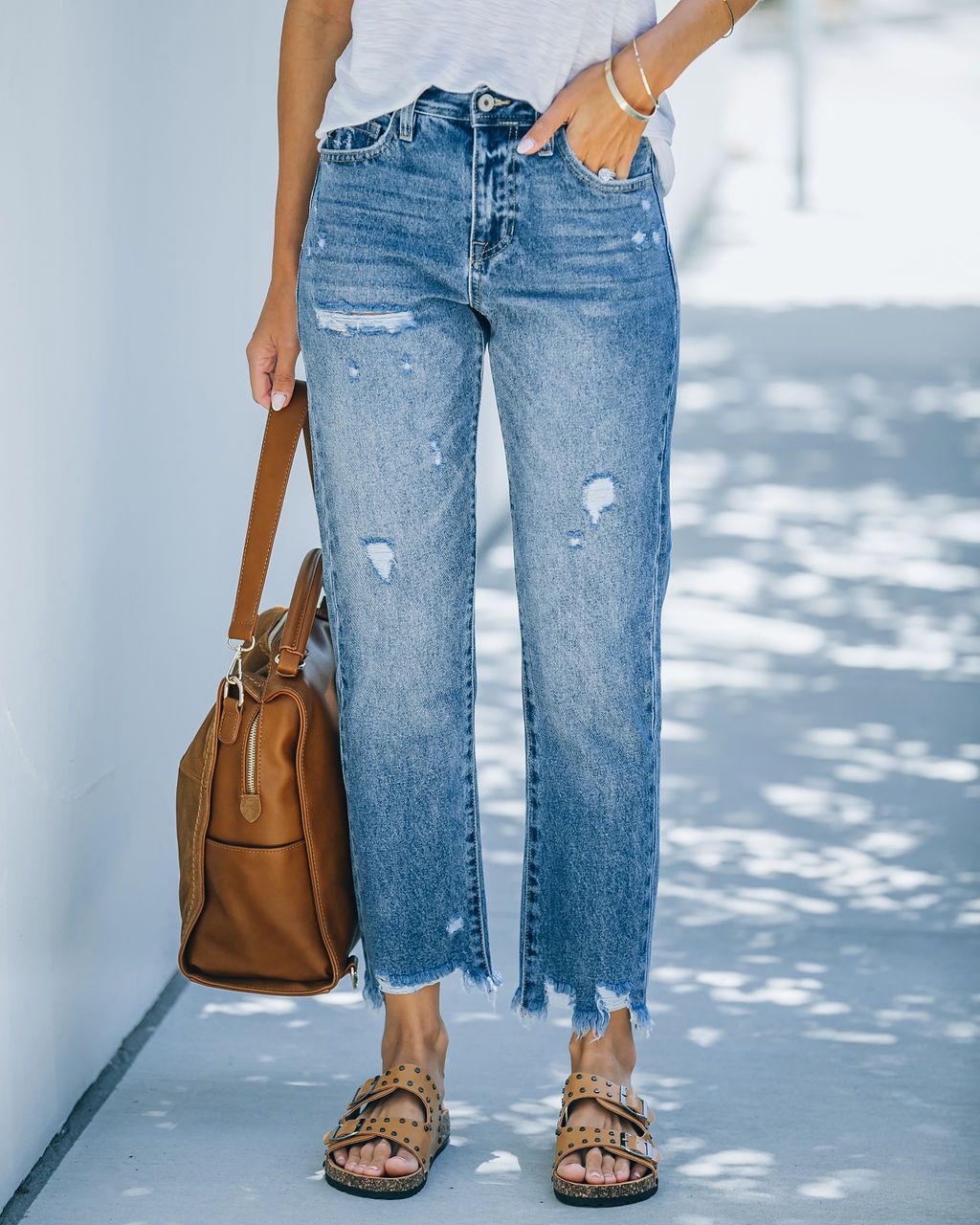 Damen Skinny High-Waist Jeans Stalluxe