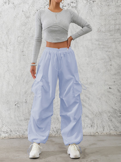 Damen Cargo-Hose im urbanen Utility-Stil mit seitlichen Taschen Stalluxe