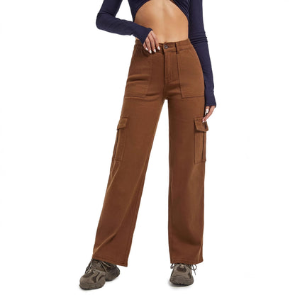Damen Cargo-Hose im entspannten Stil mit praktischen Seitentaschen Stalluxe