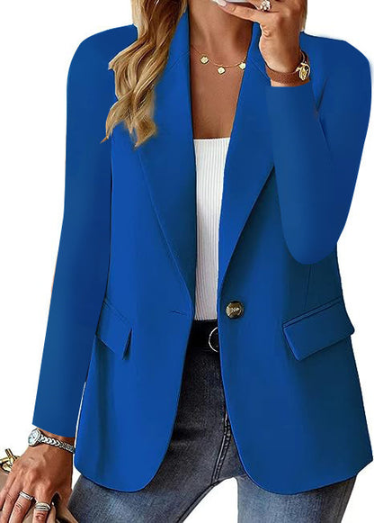 Damen Eleganter Blazer mit tailliertem Schnitt und praktischen Taschen Stalluxe