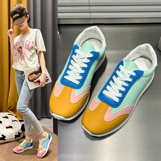 Damen modische Sneakers mit bunten Akzenten und atmungsaktivem Obermaterial Stalluxe