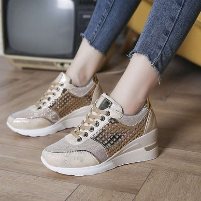 Damen Sportliche Lauf- und Freizeitschuhe mit atmungsaktiven Mesheinsätzen Stalluxe