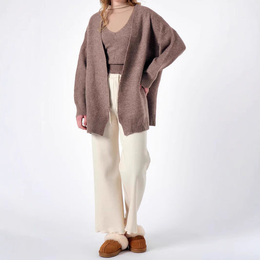 Damen weite Jersey-Hose mit elastischem Bund und praktischen Taschen Stalluxe
