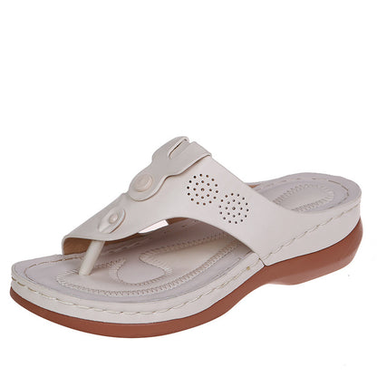 Damen Orthopädische Zehentrenner-Sandalen mit verstellbarem Riemen Stalluxe