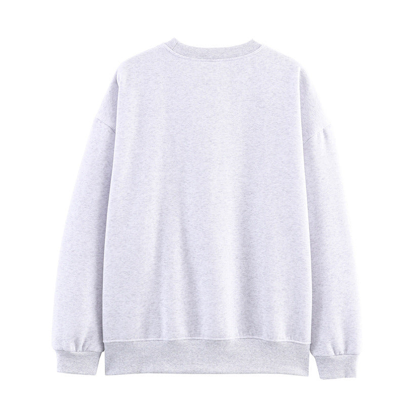 Damen lässiger Pullover mit verspieltem Grafikdruck und relaxed Fit Stalluxe