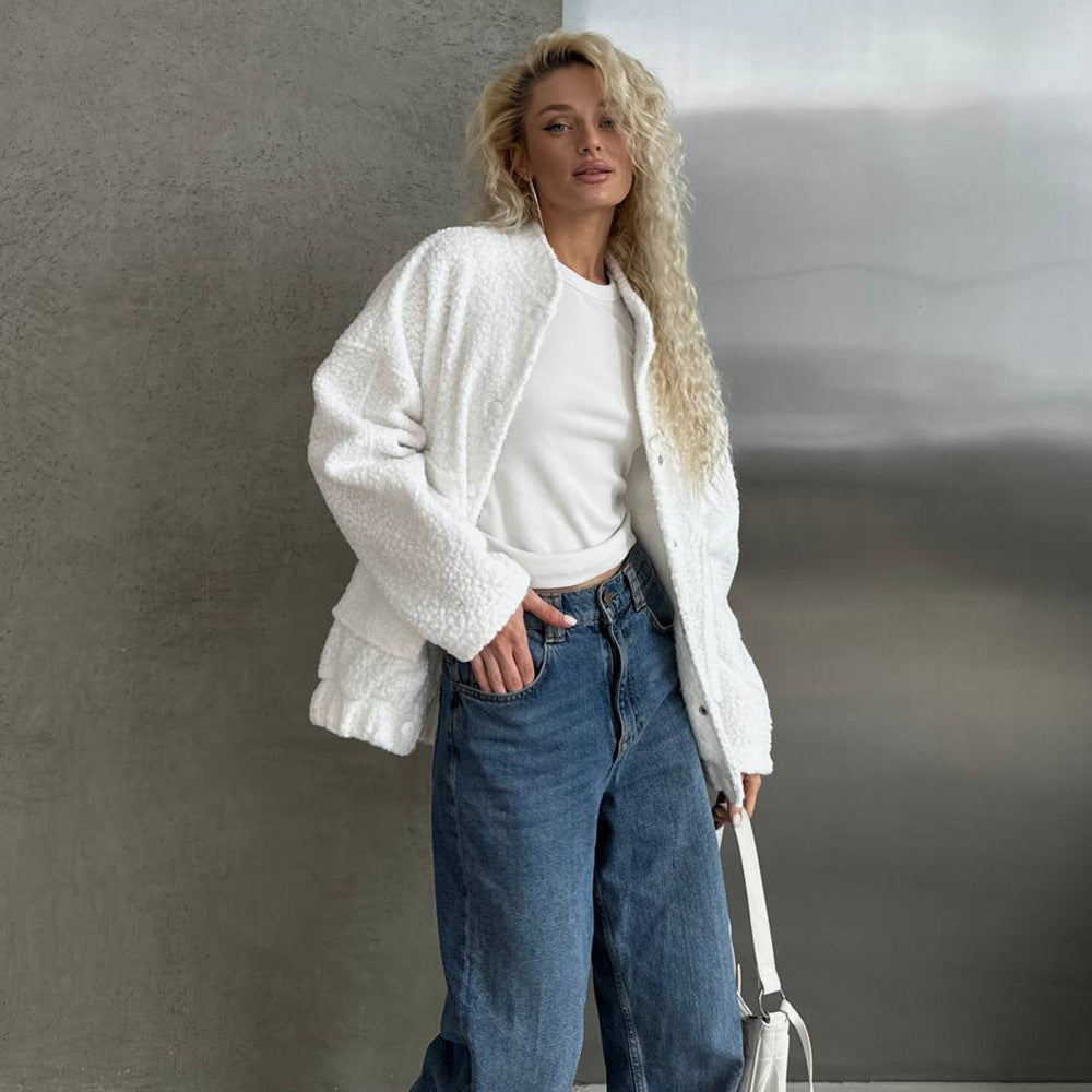 Damen Cozy Strickjacke mit Knopfdetails und weichem Material Stalluxe