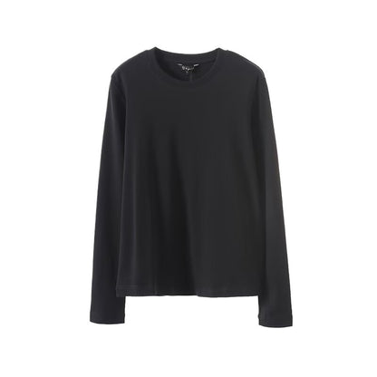 Damen Langarmshirt aus atmungsaktivem Baumwollmix mit modernem Schnitt Stalluxe