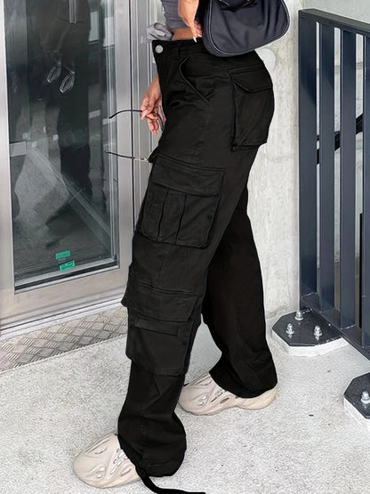 Damen Cargo-Hose mit praktischen Seitentaschen und lässigem Schnitt Stalluxe