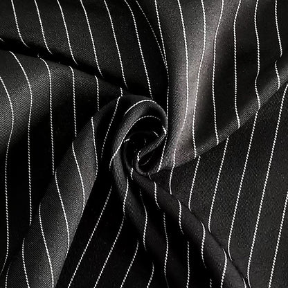 Damen Weitgeschnittene Pluderhose mit feinen Streifen Stalluxe