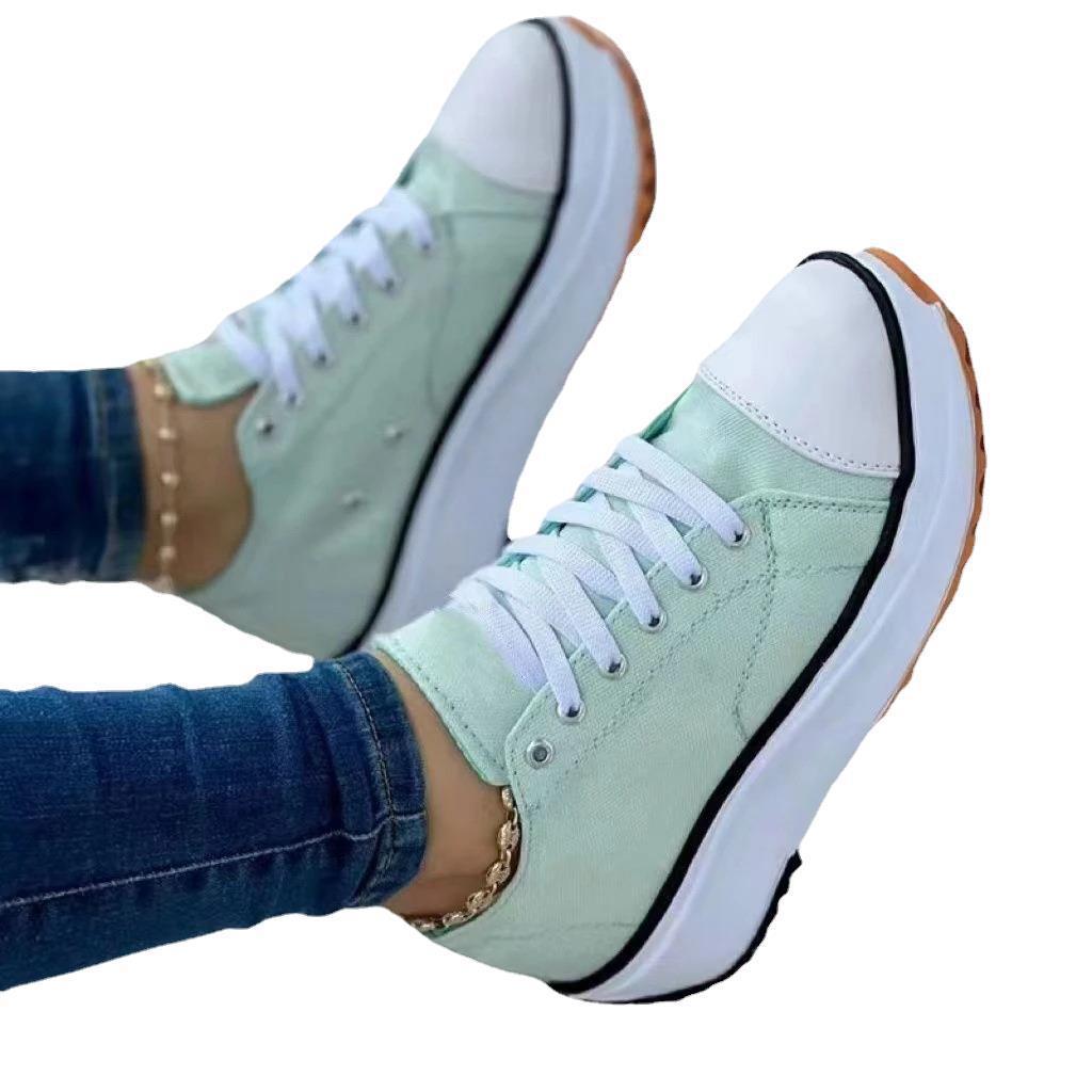 Damen Sportliche Sneakers mit modischer Schnürung und komfortabler Sohle Stalluxe