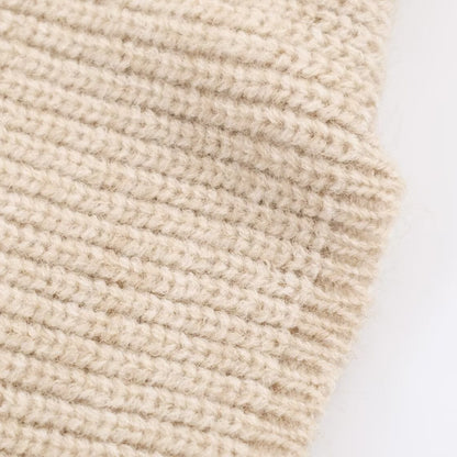Damen Modischer Poncho mit feinem Strick und fellähnlichem Detail Stalluxe