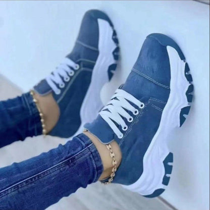 Damen Sportliche Sneaker Stalluxe