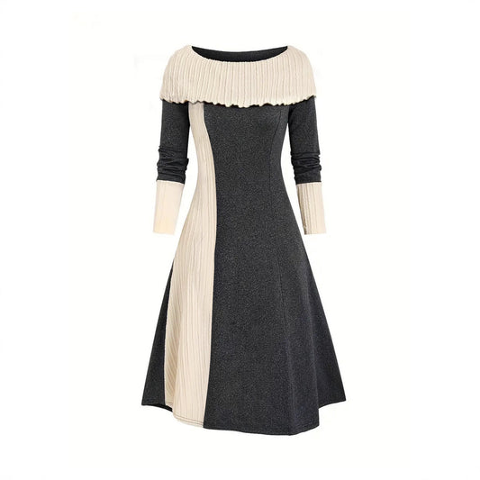 Damen Midikleid mit einzigartigem Rüschendesign und figurbetontem Schnitt Stalluxe