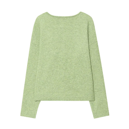 Damen gemütliche Strickjacke mit Knopfverschluss und lockerem Schnitt Stalluxe