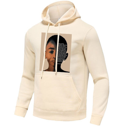Damen Kapuzenpullover mit kreativem Grafikdruck und innovativem Schnitt Stalluxe